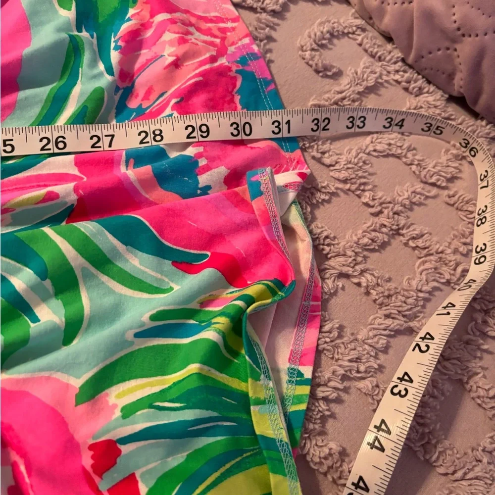 Lilly Pulitzer Pink and Green Floral Dress - Picture 6 of 8